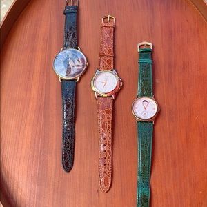 Three fashion watches